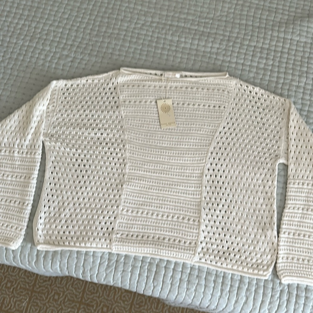 Rami Brook crochet sweater